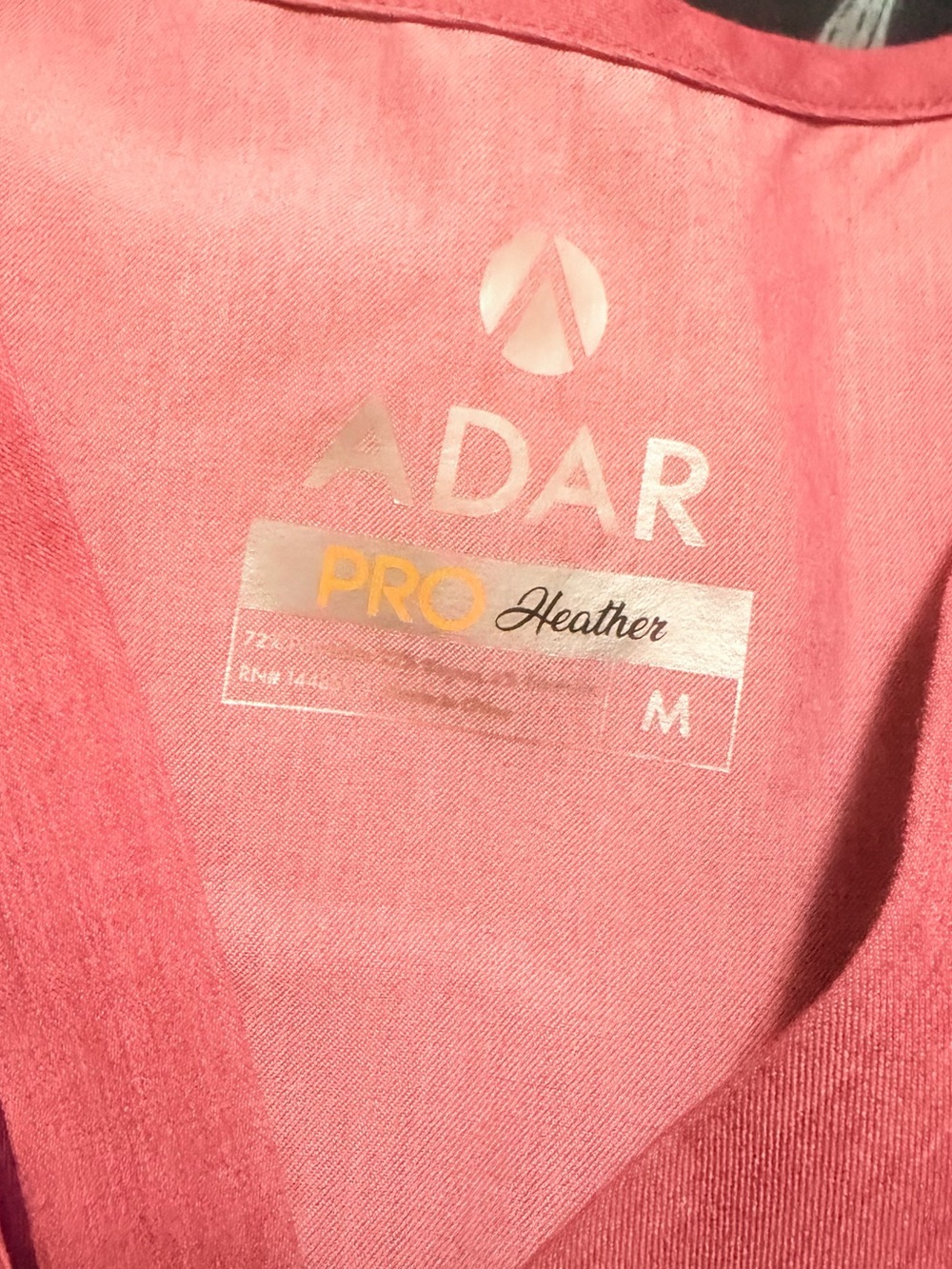 ADAR PRO Heather Women's burgundy Scrub set